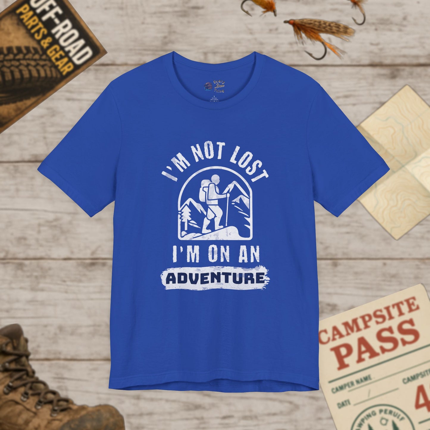 Adventure Awaits Unisex Tee Im Not Lost Adventure Bella+Canvas 3001