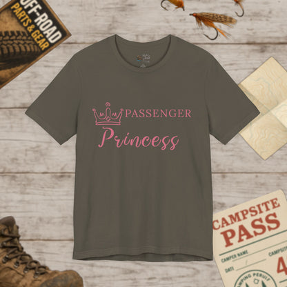 Passenger Princess T-Shirt Stylish Unisex Jersey Tee Bella Canvas 3001