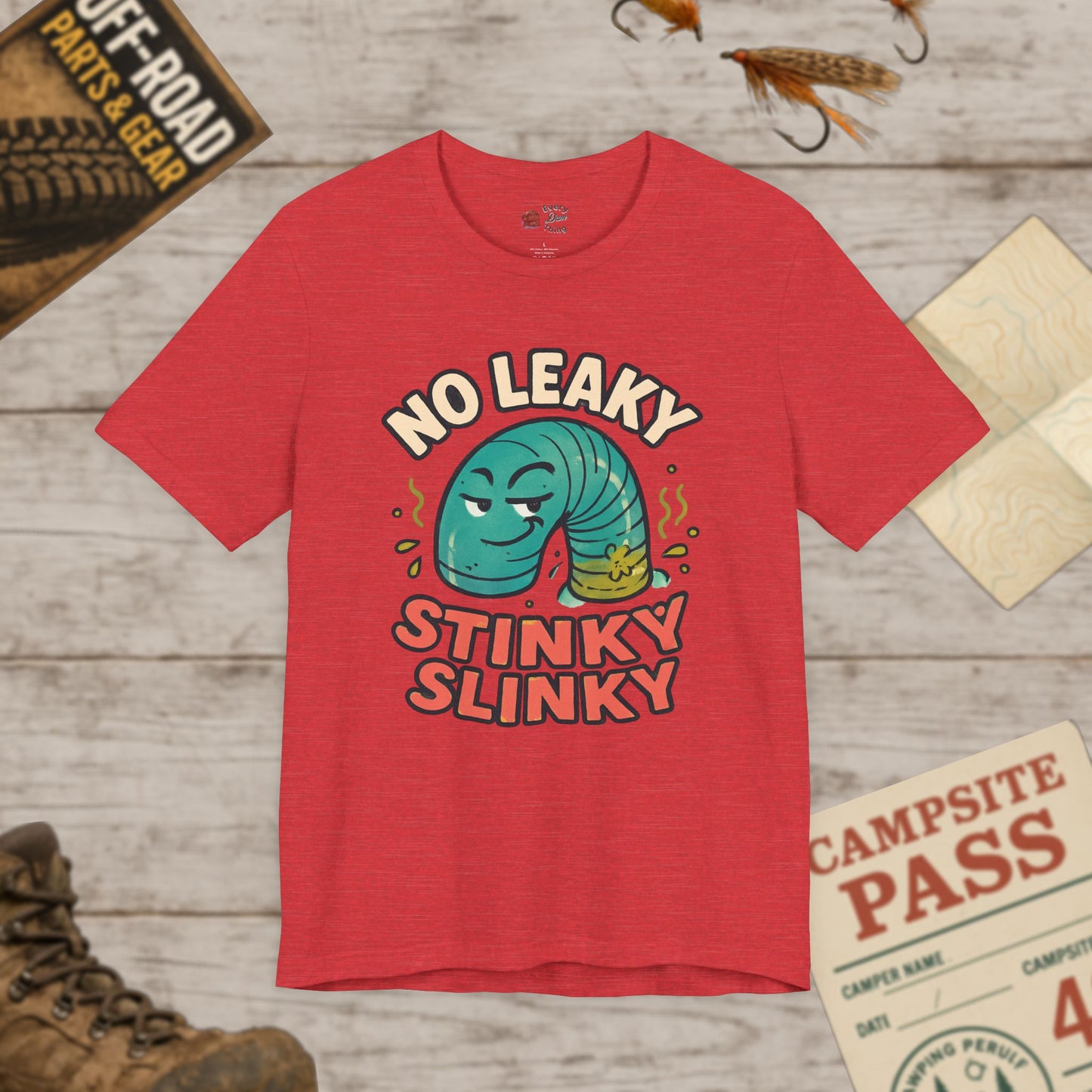 Stinky Slinky T-Shirt  Funny Retro Slinky Graphic Tee