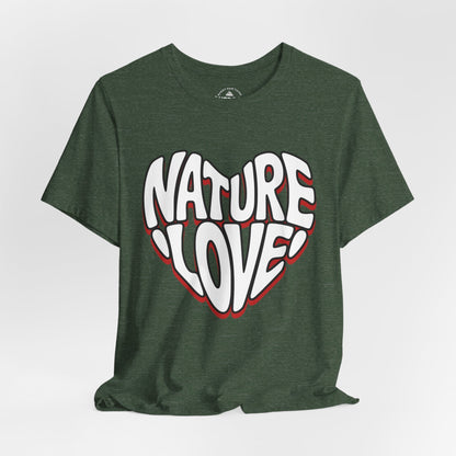 Nature Love Unisex Tee Heart T-Shirt