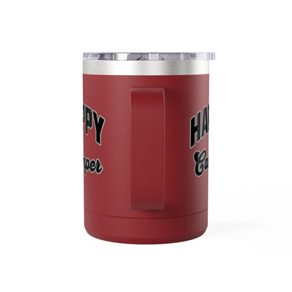Happy Camper Coffee Mug Tumbler 15oz Travel Mug for Adventure Lovers