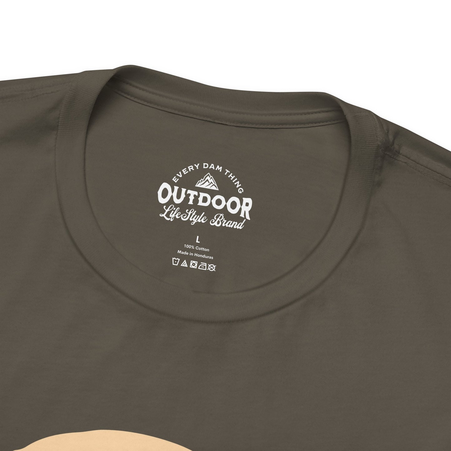 Live Wild Go Hiking Bear Graphic T-Shirt