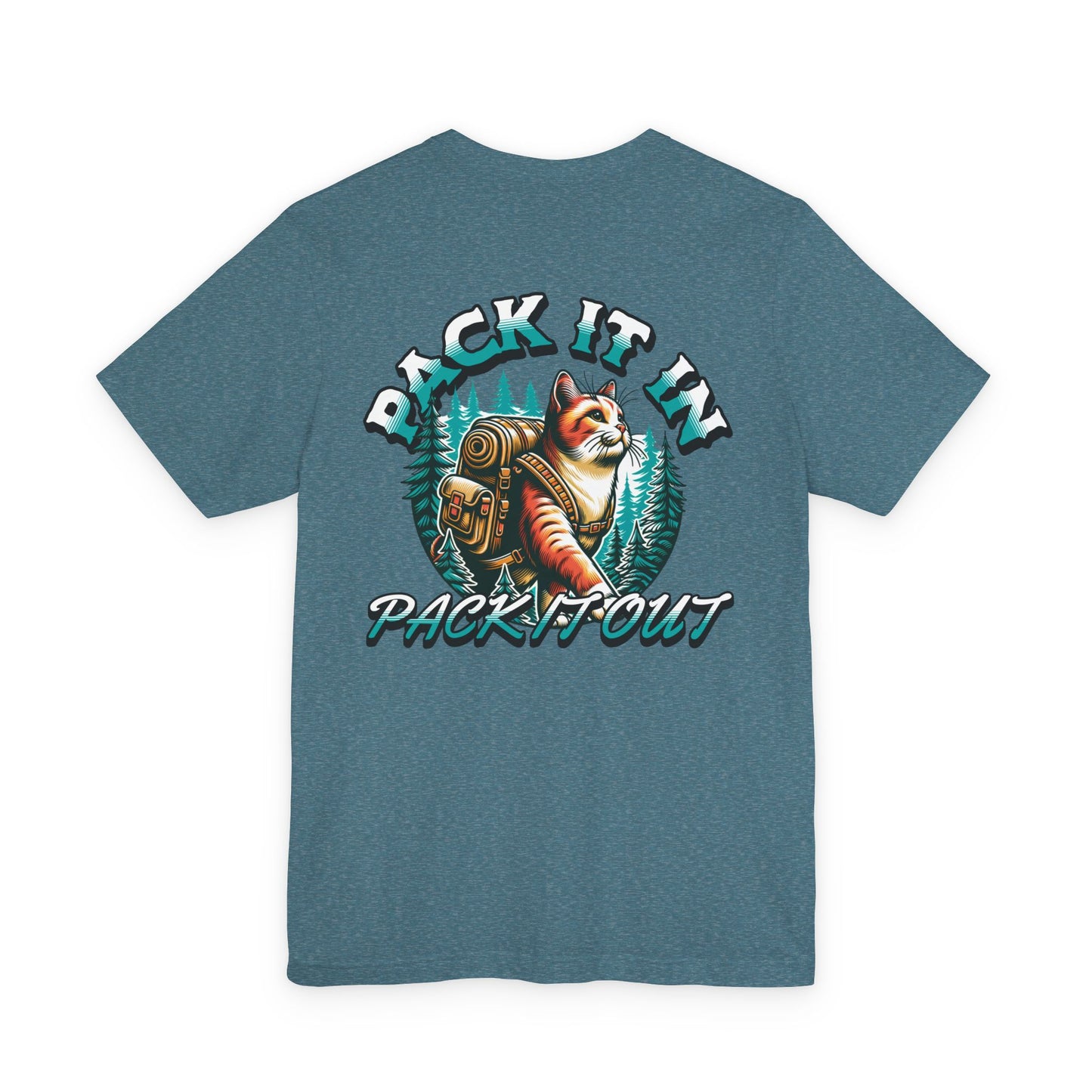 Cat Pack It In' Graphic T-Shirt