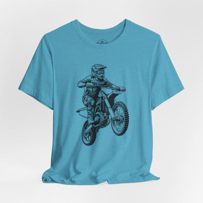 Motocross Dirt Bike Rider Graphic T-Shirt