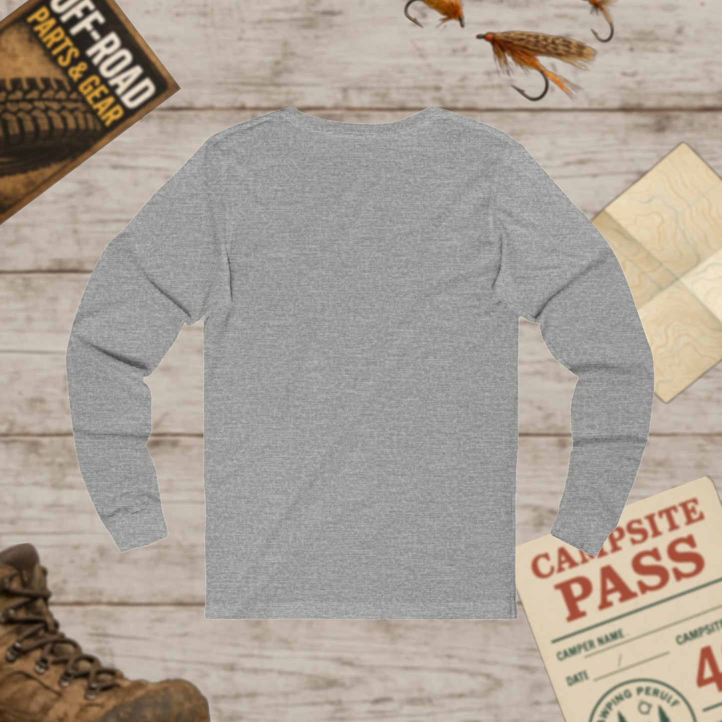 Party in Slow Motion Long Sleeve Tee Pontoon Bella+Canvas 3501