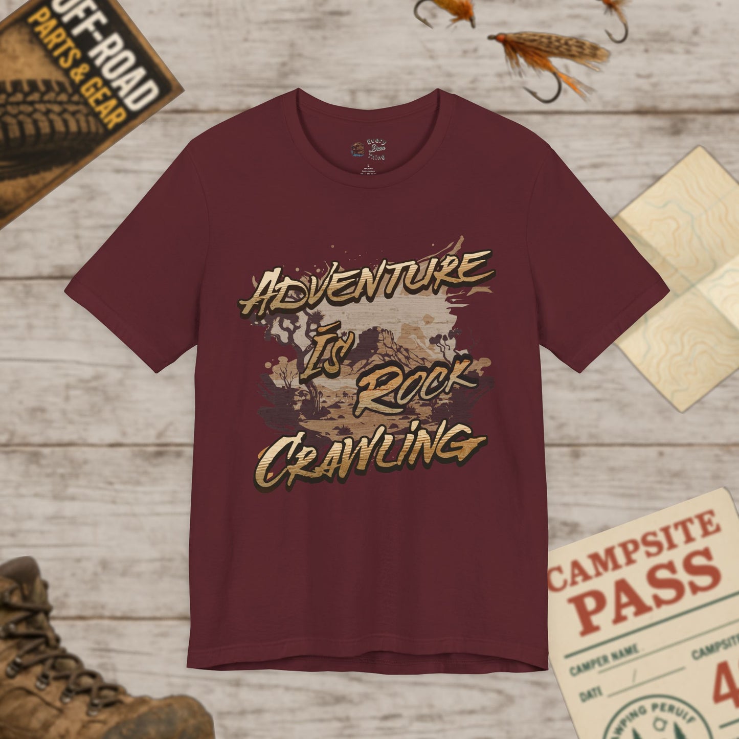 Adventure Rock Crawling Tee Bella Canvas 3001
