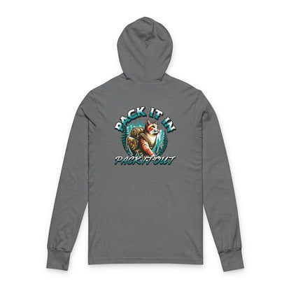 Cat Pack In Pack Out Front/Back Unisex Hoodie