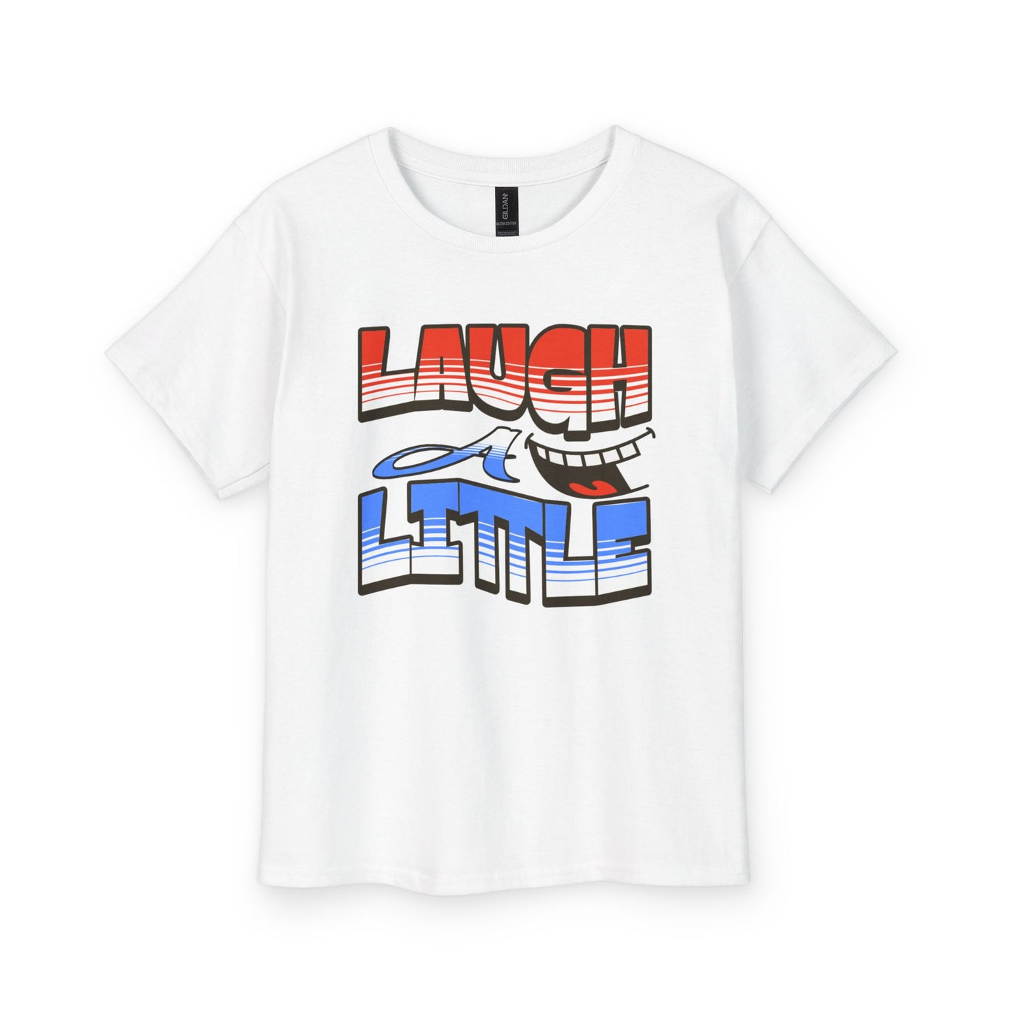 Youth Laugh A Little Graphic T-Shirt
