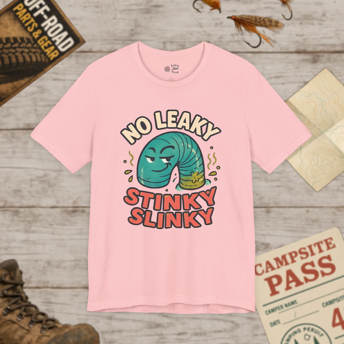 Stinky Slinky T-Shirt  Funny Retro Slinky Graphic Tee