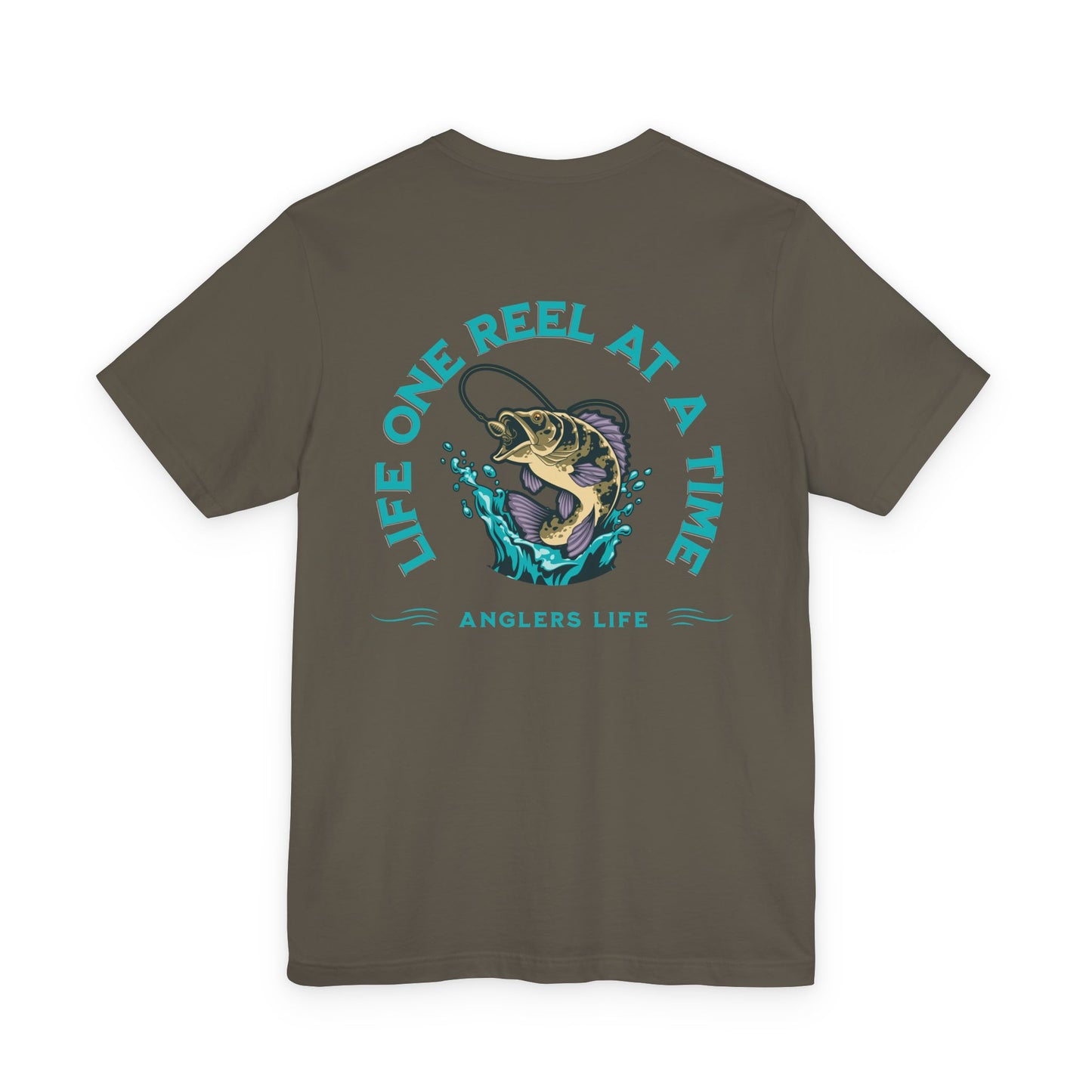 One Reel at a Time Front /Back Print T-Shirt