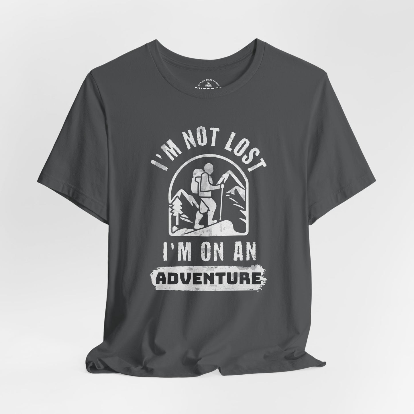 Adventure Awaits Graphic Design T-Shirt