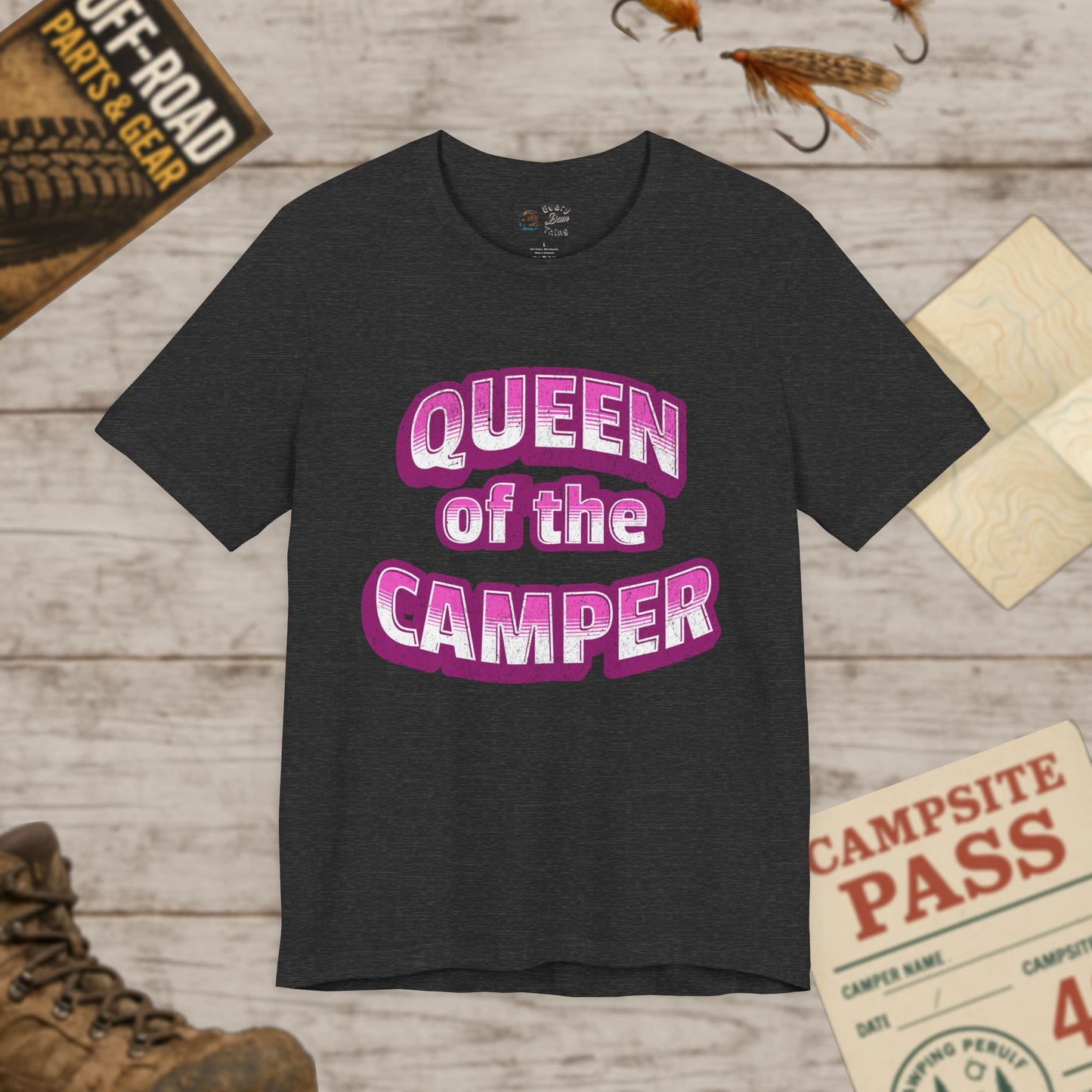 Queen of the Camper Unisex Jersey Tee Bella Canvas 3001
