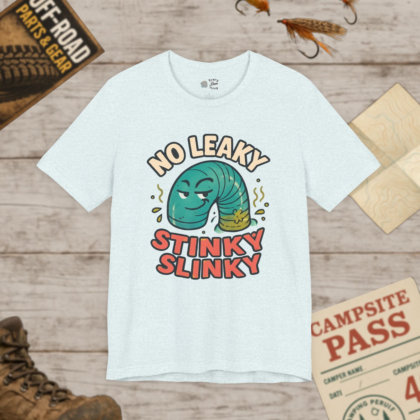 Stinky Slinky T-Shirt  Funny Retro Slinky Graphic Tee