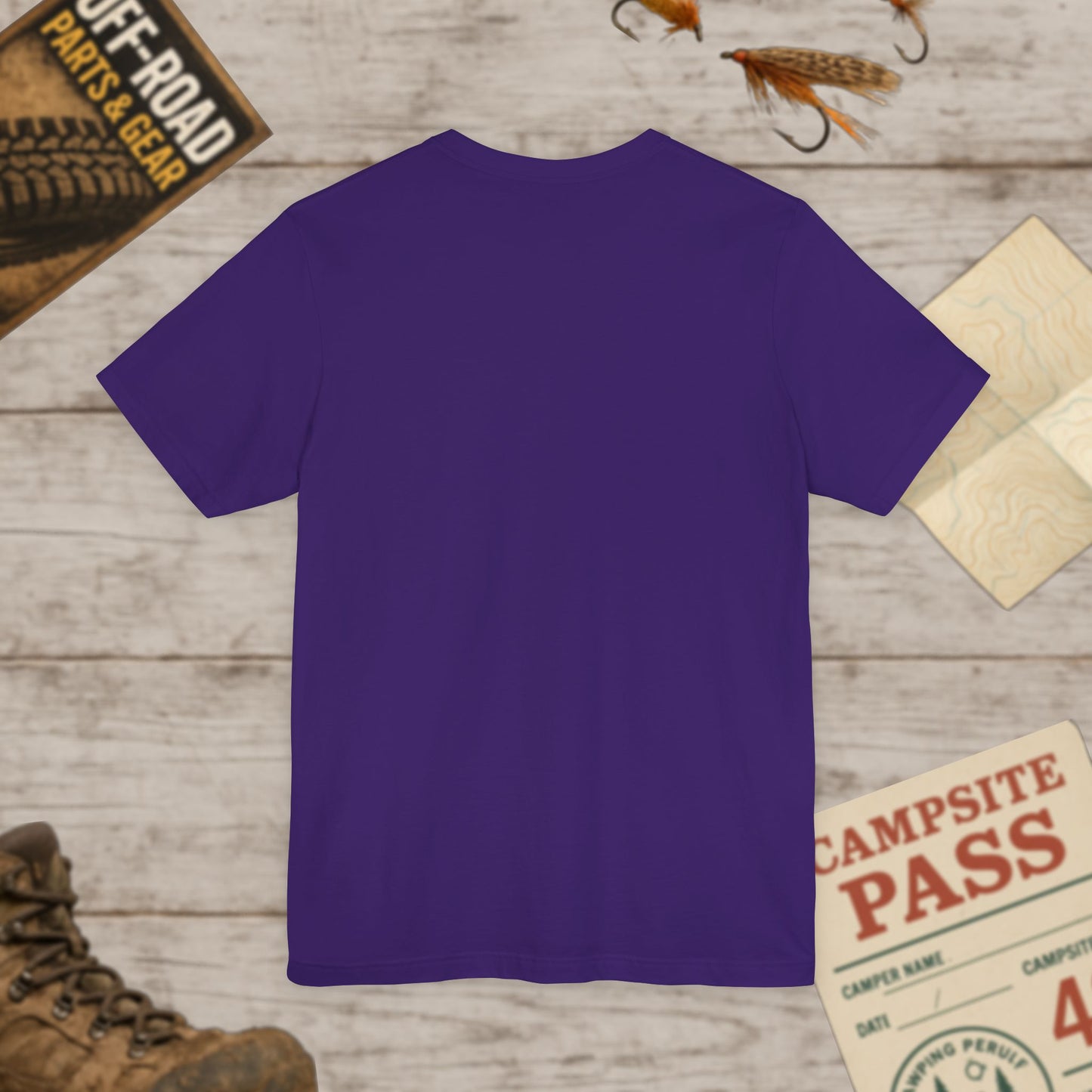 Let's Get Lost Camper T-Shirt Adventure Van Camping Tee White Print