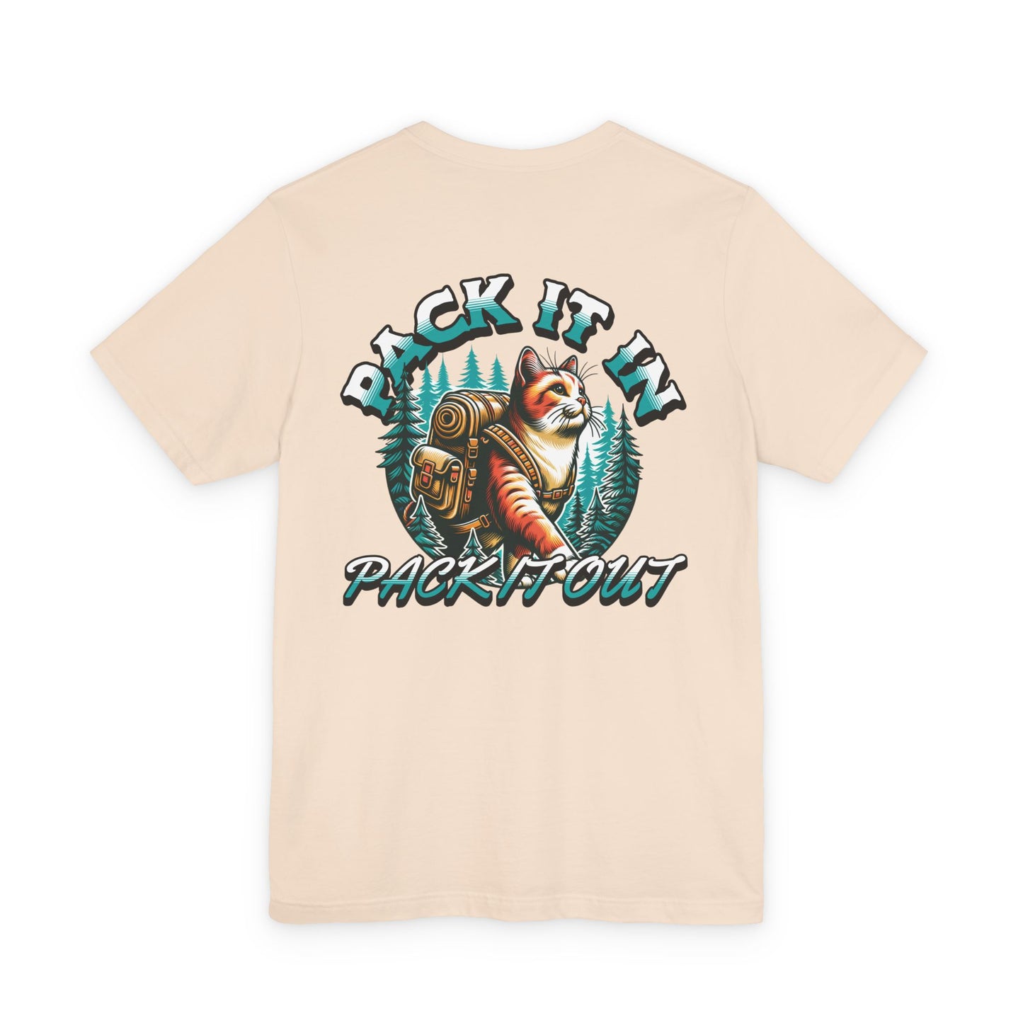 Cat Pack It In' Graphic T-Shirt