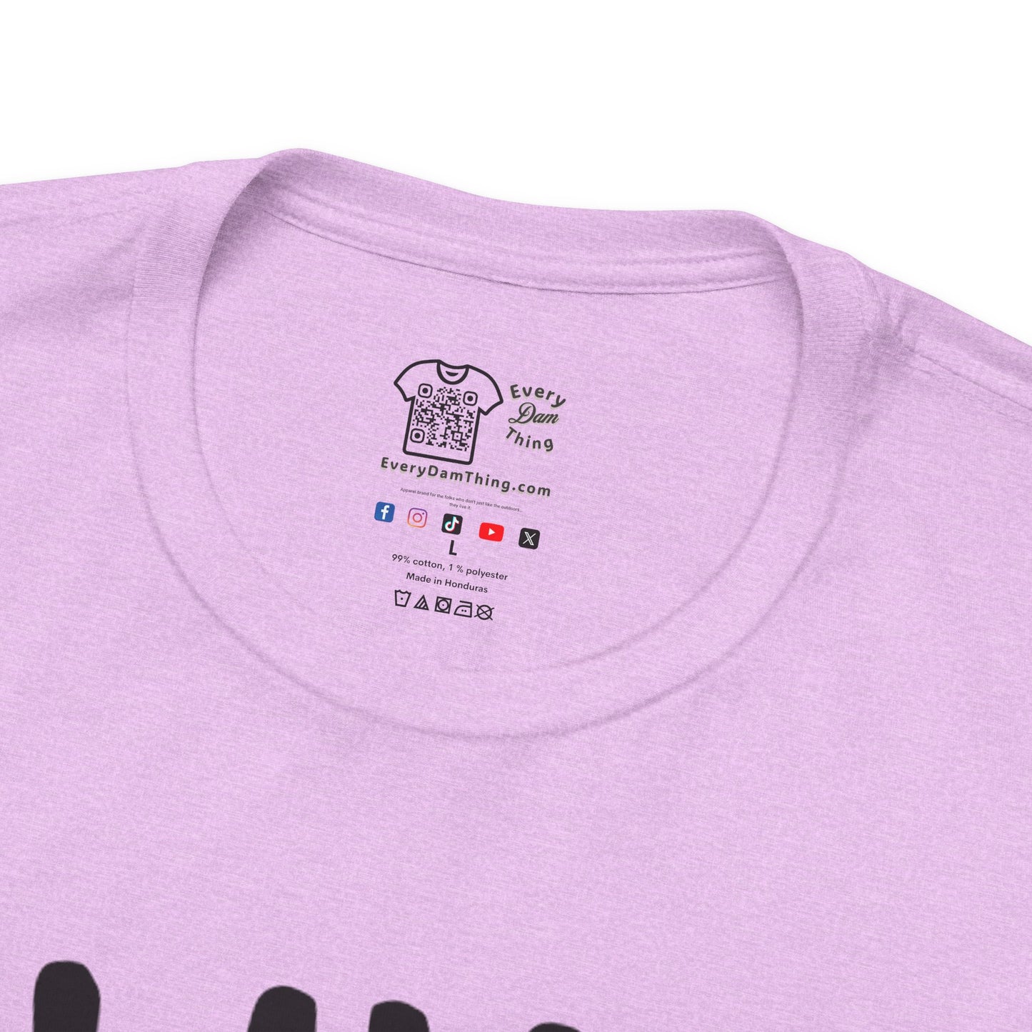 Live Wild Bear T-Shirt  Outdoor Camping Nature Tee Blk Print