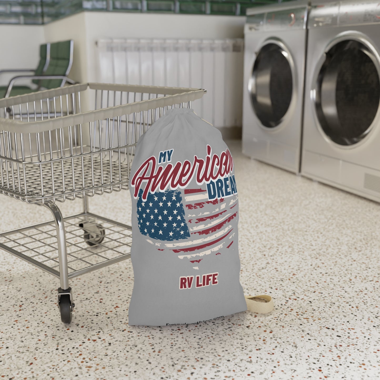 Laundry Bag -My American Dream RV Life eco-friendly