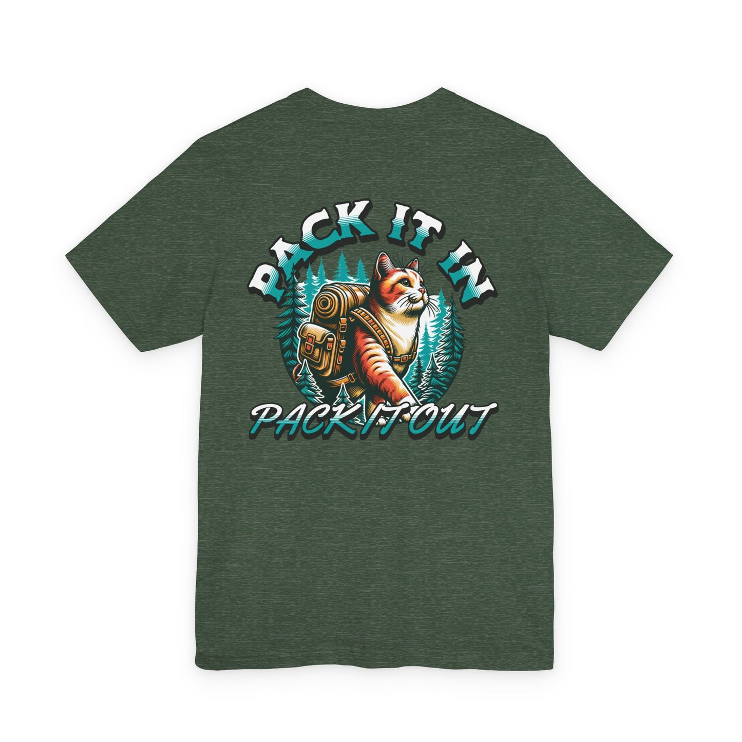 Cat Pack It In' Graphic T-Shirt
