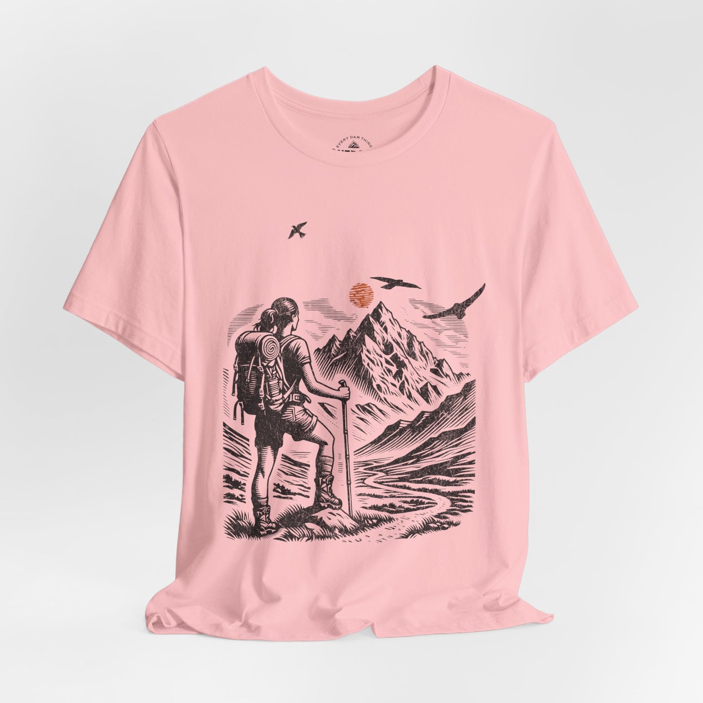 Mountain Scenic Backpacking Adventure T-Shirt