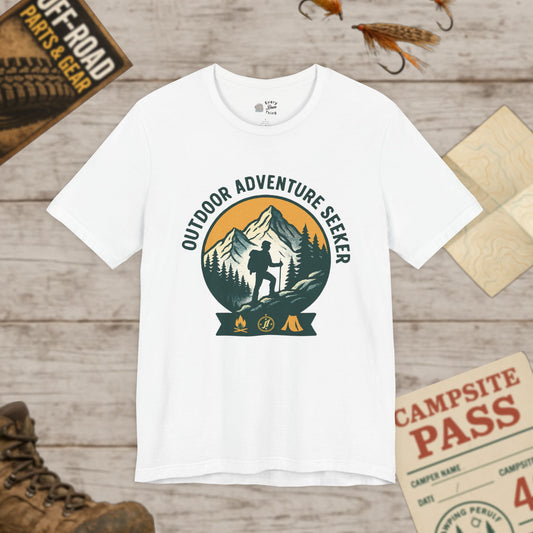 Outdoor Adventure T-Shirt Hiking Mountain Camping Graphic Tee