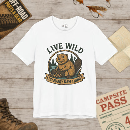 Live Wild T‑Shirt Outdoor Adventure Tee