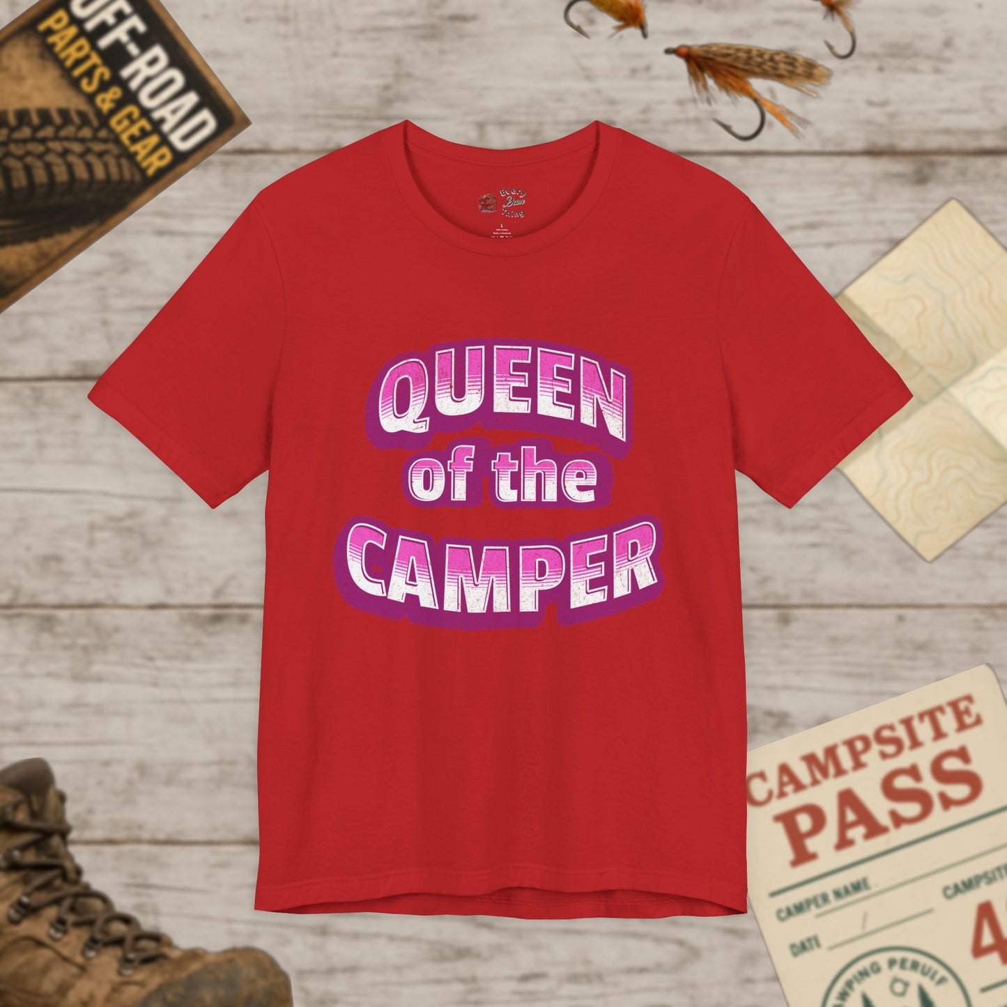 Queen of the Camper Unisex Jersey Tee Bella Canvas 3001
