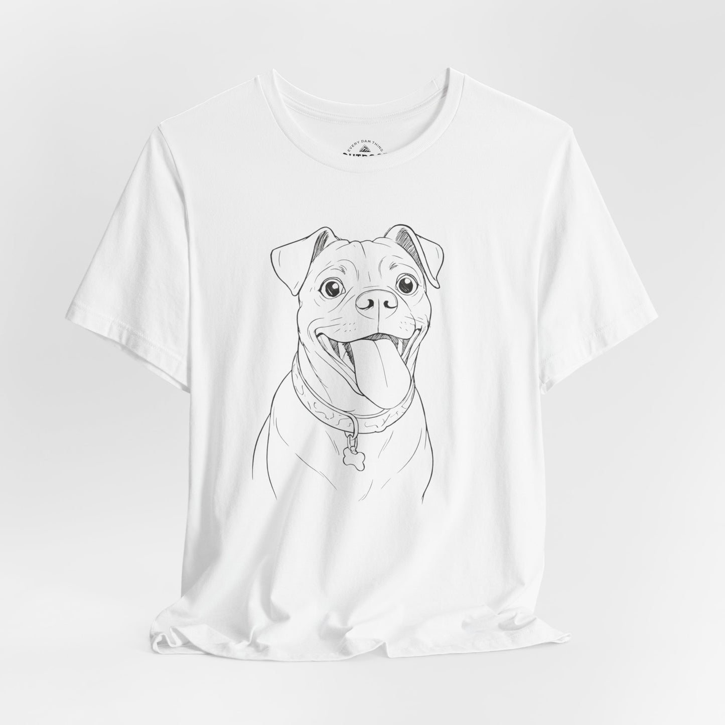 Bailey Happy Pup Sketch T‑Shirt