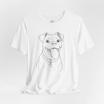 Bailey Happy Pup Sketch T‑Shirt
