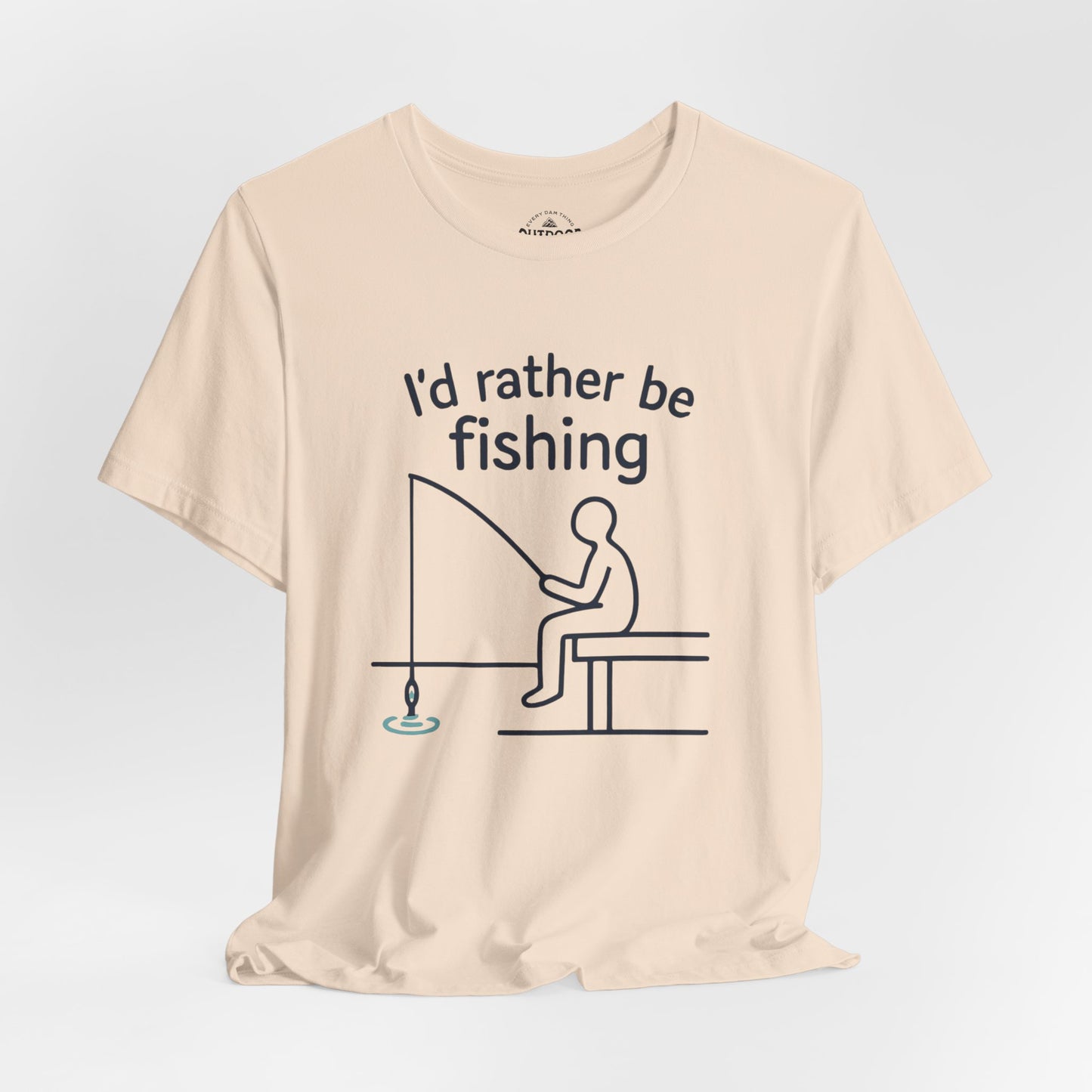 I'd Rather Be Fishing Graphic T-Shirt