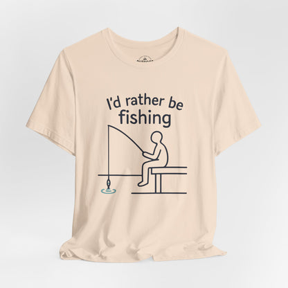 I'd Rather Be Fishing Graphic T-Shirt