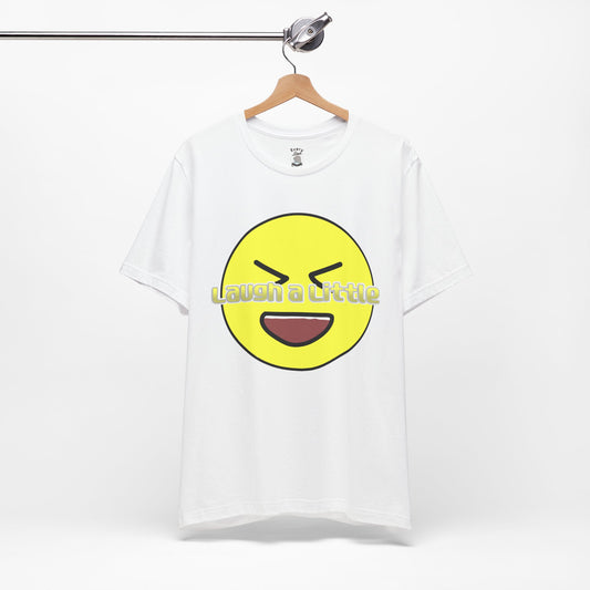 Laugh a Little Emoji Tee By Chace Bella Canvas