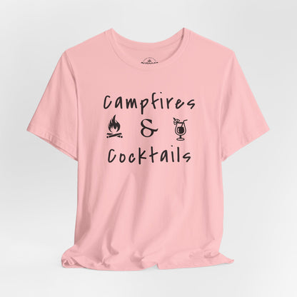Campfires & Cocktails Graphic T-Shirt