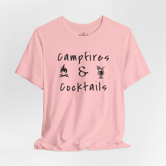 Campfires & Cocktails Graphic T-Shirt