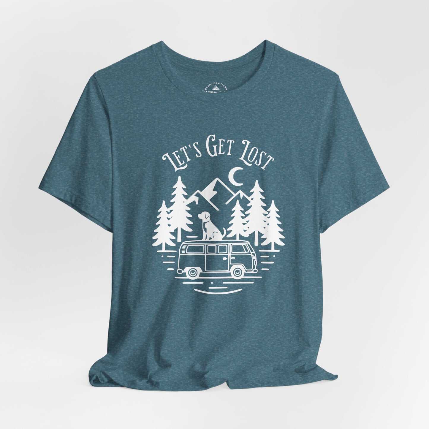 Let's Get Lost T-Shirt White Print