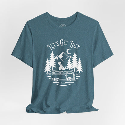 Let's Get Lost T-Shirt White Print