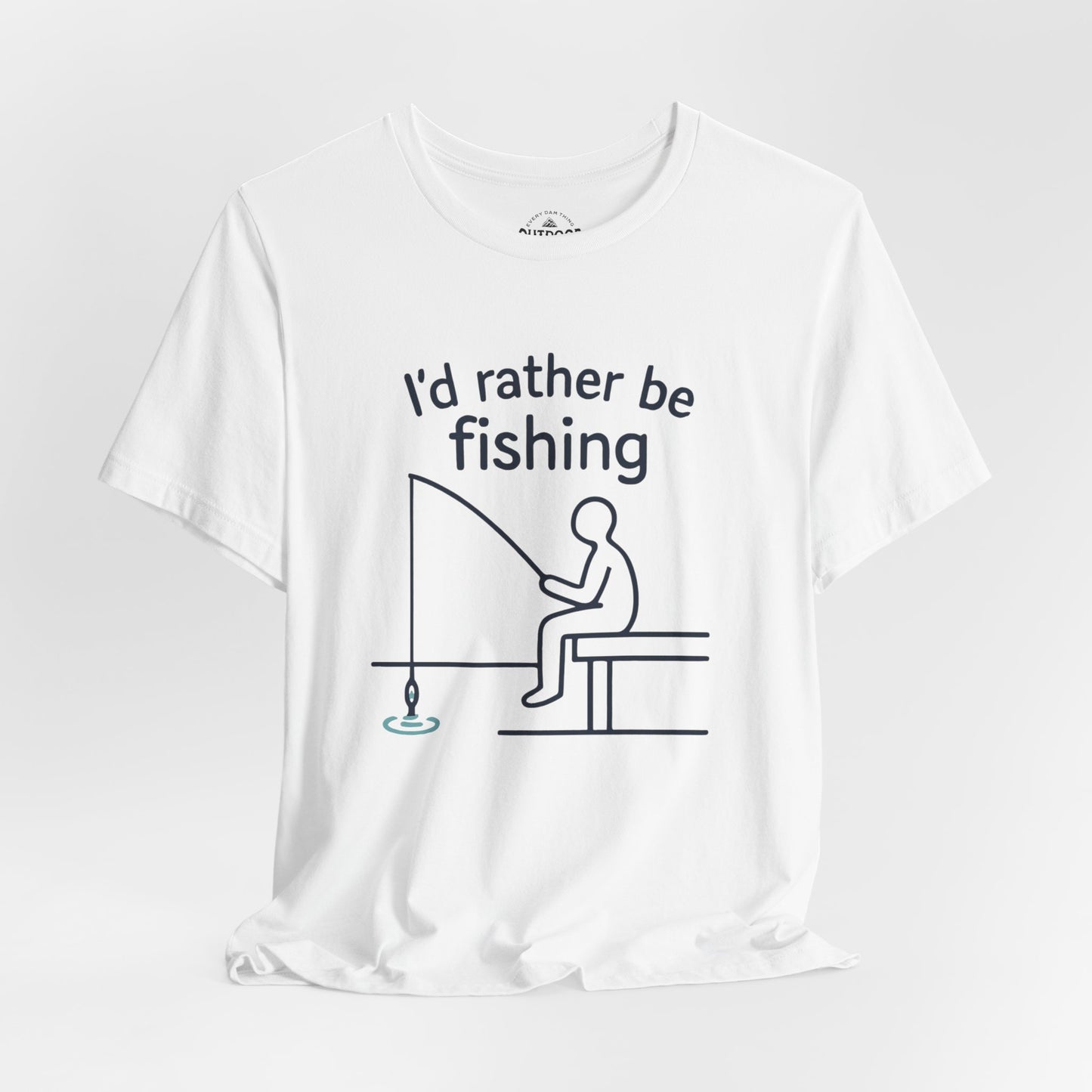 I'd Rather Be Fishing Graphic T-Shirt
