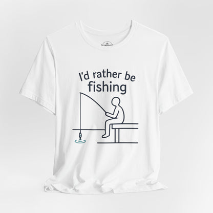 I'd Rather Be Fishing Graphic T-Shirt