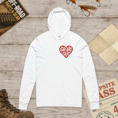 Boating Lovers Unisex Hoodie Tee Heart Design Bella Canvas