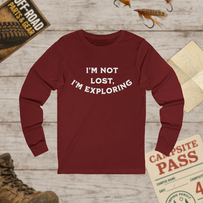 Exploring Adventure Long Sleeve Tee Unisex Bella+Canvas 3501