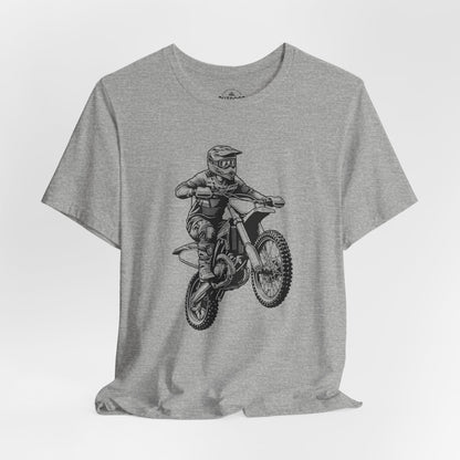 Motocross Dirt Bike Rider Graphic T-Shirt