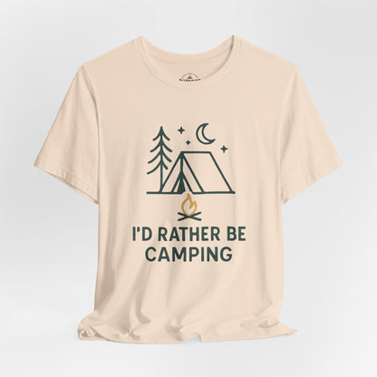 I'd Rather Be Camping Graphic T-Shirt