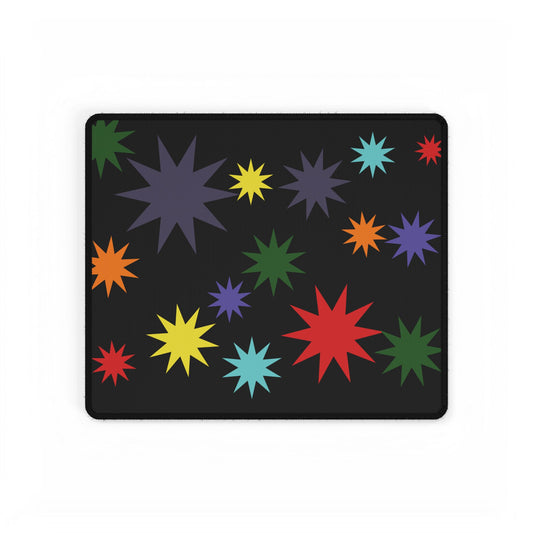 Colorful Starburst Desk Mat Mouse Pad