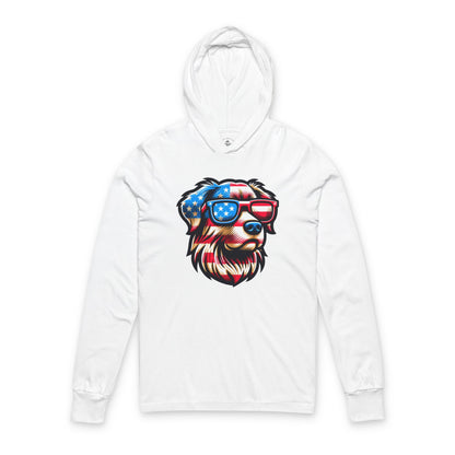 Patriotic Dog Themed Unisex Hoodie
