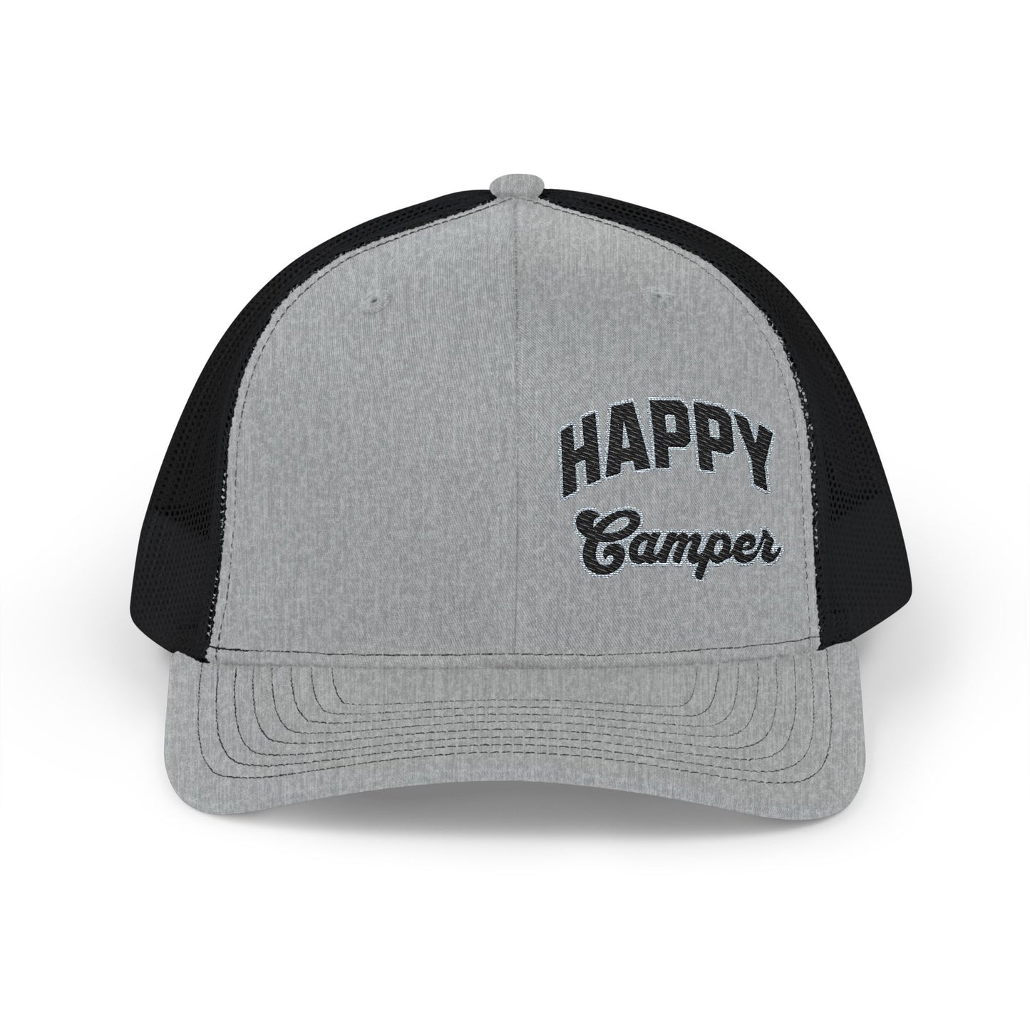 Trucker Cap Happy Camper Embroidered Snapback Hat