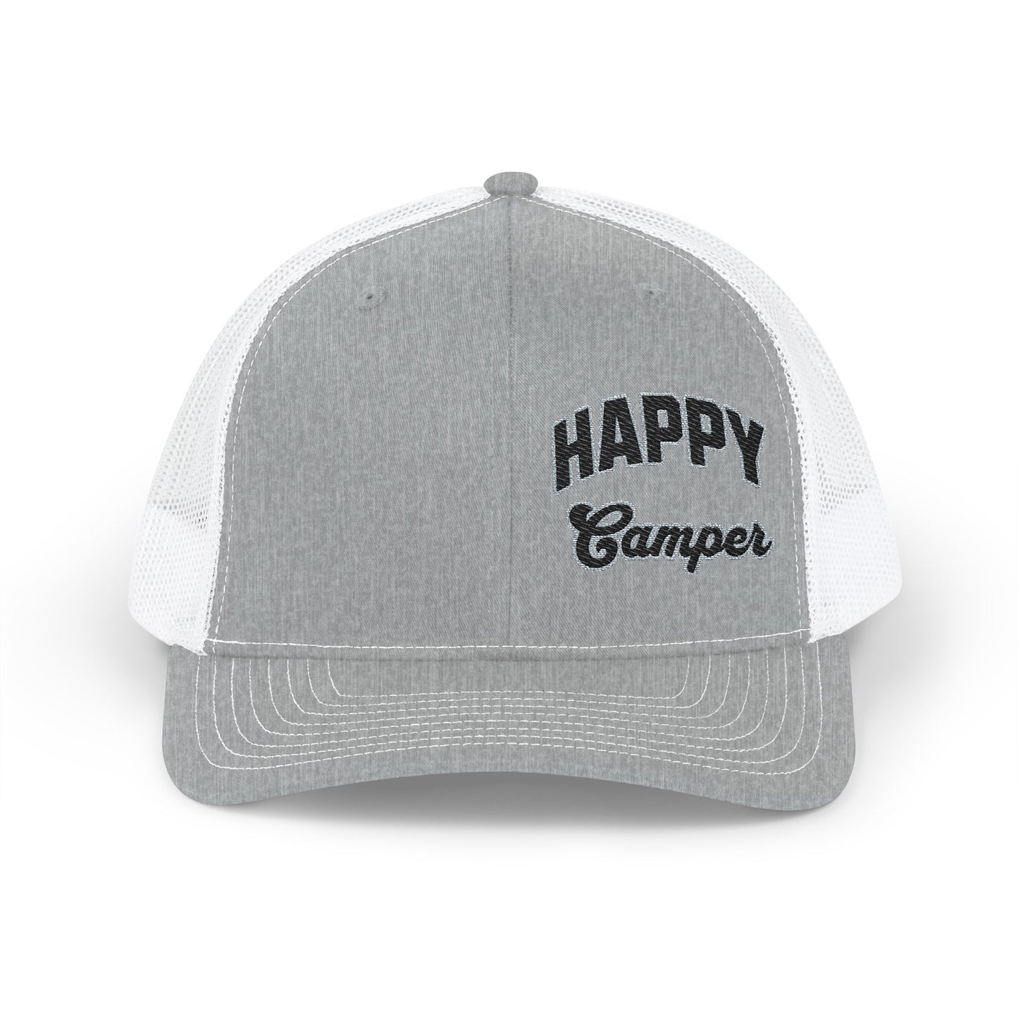 Trucker Cap Happy Camper Embroidered Snapback Hat