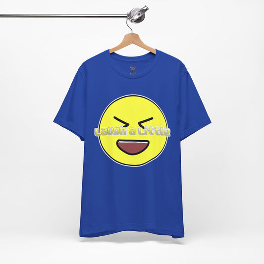 Laugh a Little Emoji Tee By Chace Bella Canvas
