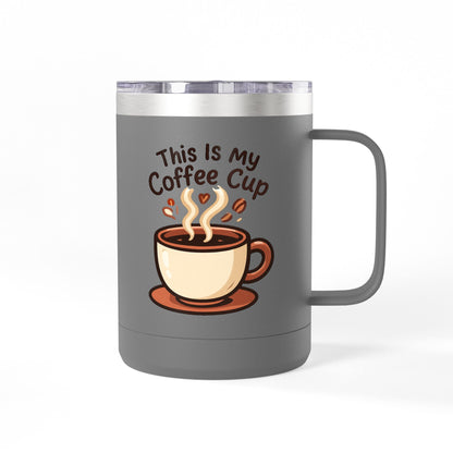 Coffee Mug Tumbler Cute Cup Insulated Travel Mug, 15oz