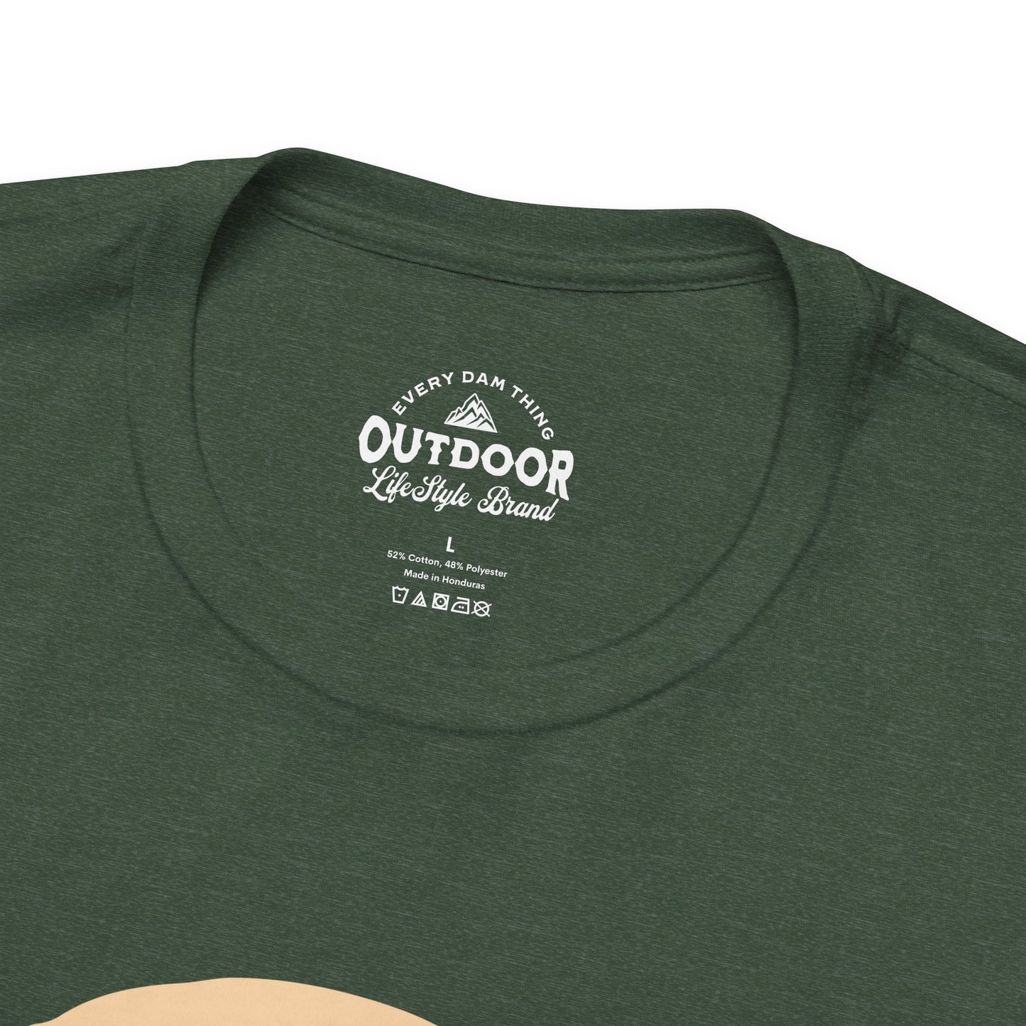 Live Wild Go Hiking Bear Graphic T-Shirt