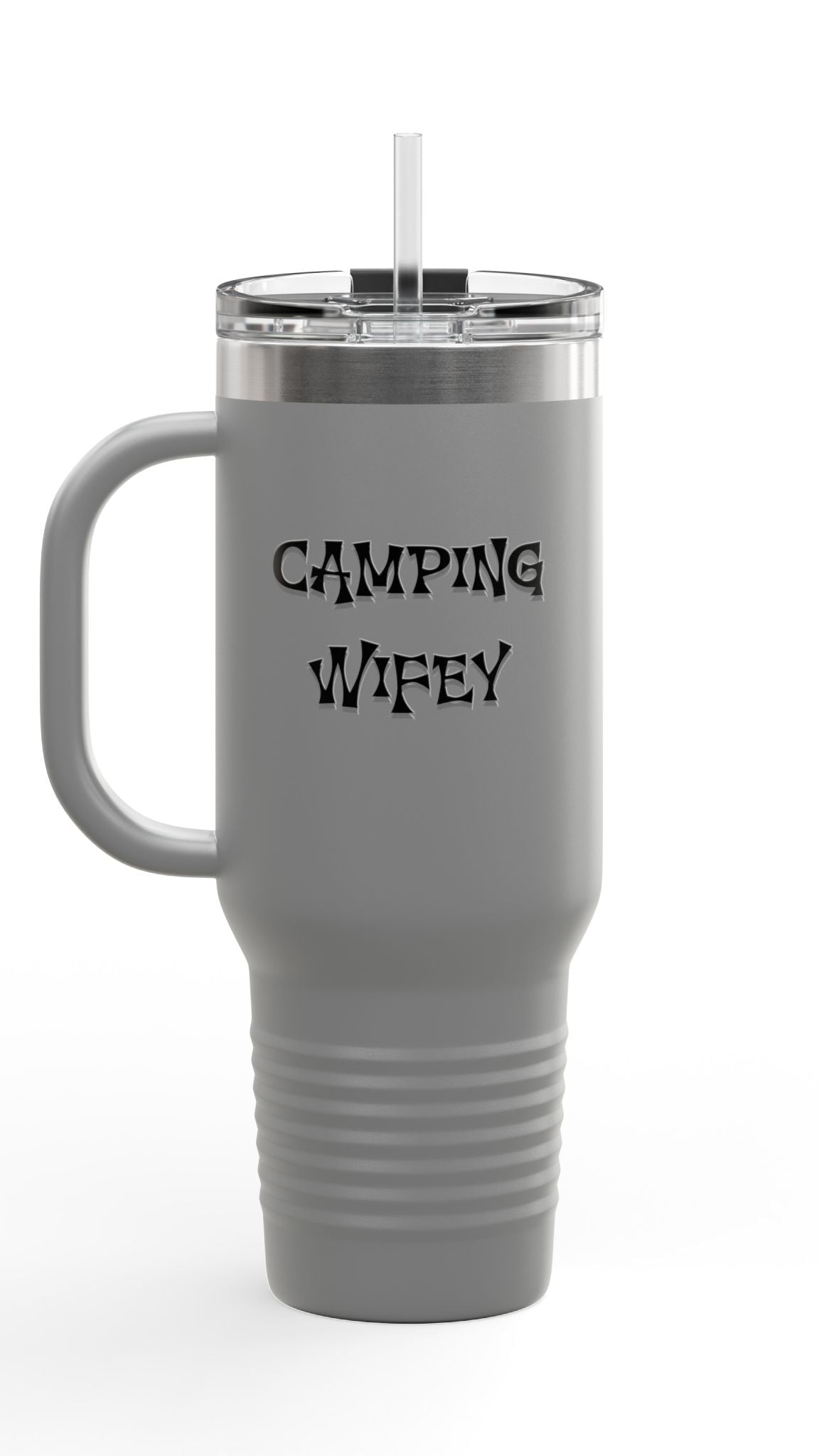 Camping Wifey Insulated Travel Mug 40oz
