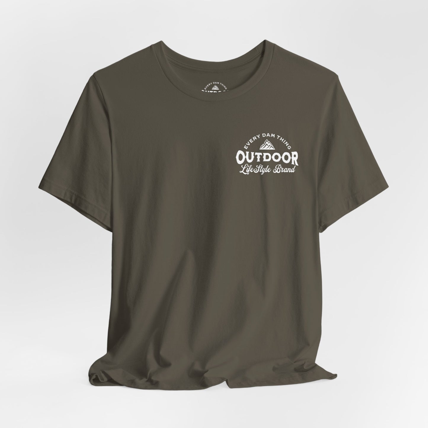 Pack It In Pack It Out Dog T-Shirt Front/Back Print